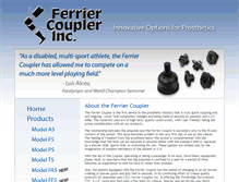 Tablet Screenshot of ferrier.coupler.com